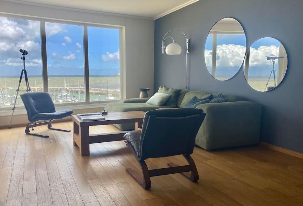 Zicht Op Zee - Blick Aufs Meer - Stylish Apartment With Spectacular Views Cadzand Exterior photo